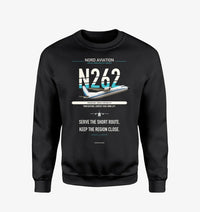Thumbnail for Nord 262A design on black sweatshirt