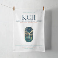 Thumbnail for Kuching International Airport (KCH) design on white towel