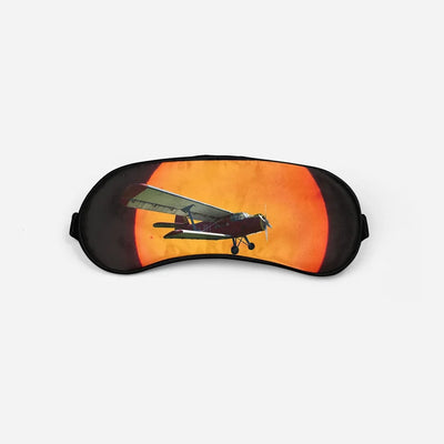 Amazing Antonov-2 With Sunset aviation sleep mask in soft padded fabric.