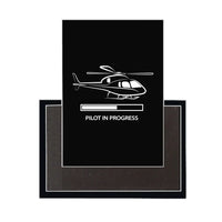 Thumbnail for Pilot In Progress (Helicopter) aviation design magnet in strong neodymium core.