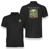Thumbnail for PLACENCIA - Poster - Double-Side Polo - Black