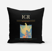 Thumbnail for Cataratas del Iguazu International Airport (IGR) design on black pillow