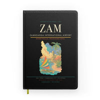 Thumbnail for Zamboanga International Airport (ZAM) design on black notebook