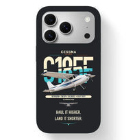 Thumbnail for Cessna A185F Skywagon design on black magsafe iphone case, for iPhone 17 Pro