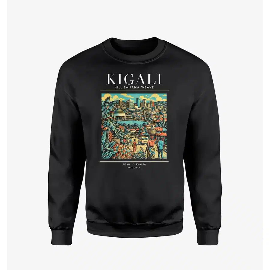 KIGALI - Poster - Sweatshirt - Black