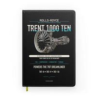 Thumbnail for TRENT 1000 TEN design on black notebook