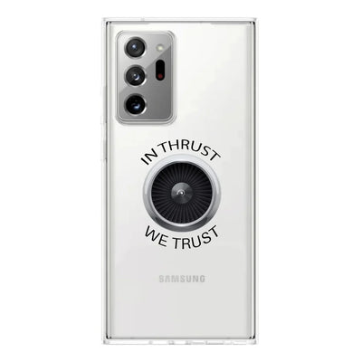 Thrust We Trust Transparent Samsung Case