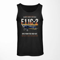 Thumbnail for F11C-2 Goshawk Dive from the High Hat design on black tank top