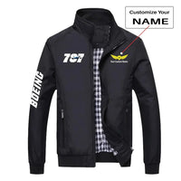Thumbnail for Super Boeing 787 aviation design printed on modern shell with tailored fit stylish jacket.