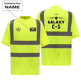 Military Transport Airplane C 5 Reflective Polo & T-Shirts