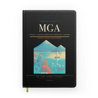 Thumbnail for Augusto C. Sandino International Airport (MGA) design on black notebook