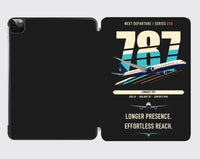 Thumbnail for Boeing 787-10 Dreamliner design on black ipad tablet case