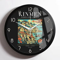 Thumbnail for KINMEN - Poster - Wall Clock Framed - Black