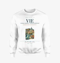 Thumbnail for Vienna Airport (VIE) design on white sweatshirt