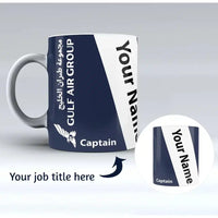 Thumbnail for Gulf Air Designed Ceramic White Mugs - view 1