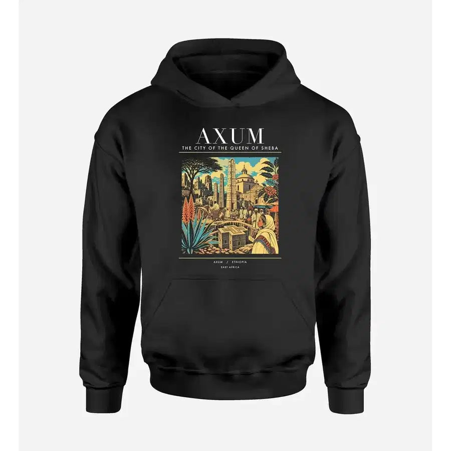AXUM - Poster - Premium Hoodie - Black