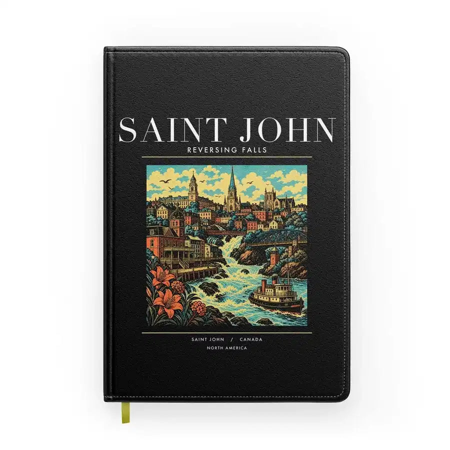 SAINT JOHN - Poster - Notebook - Black
