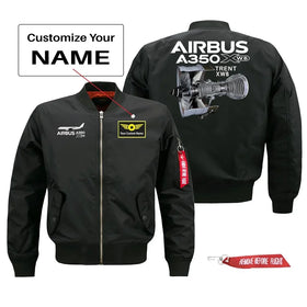 Airbus A350 & Trent WXB Engine Pilot Jackets (Customizable)