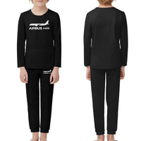 Thumbnail for The Airbus A220 children pajamas - Black