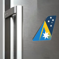 Thumbnail for Ansett Australia aviation design tail magnet in 3D metal with magnetic back.