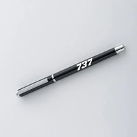 Thumbnail for Boeing 737 Flat Text ballpen - black