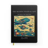 Thumbnail for VINTAGE G4471 - The Skydive Festival Lift - Designed Notebooks design on black