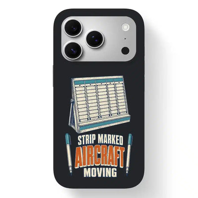SIGNAL 320 - Strip Marked Aircraft Moving - MagSafe iPhone 17 Pro design on black magsafe iphone 17 pro