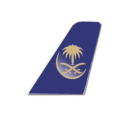 Saudi Arabian Airlines aviation design tail sticker in weather-resistant vinyl.