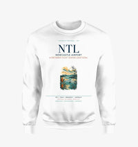 Thumbnail for Newcastle Airport (NTL) design on white sweatshirt