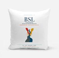 Thumbnail for EuroAirport Basel-Mulhouse-Freiburg (BSL) design on white pillow
