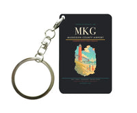 Thumbnail for Muskegon County Airport (MKG) design on black key chain