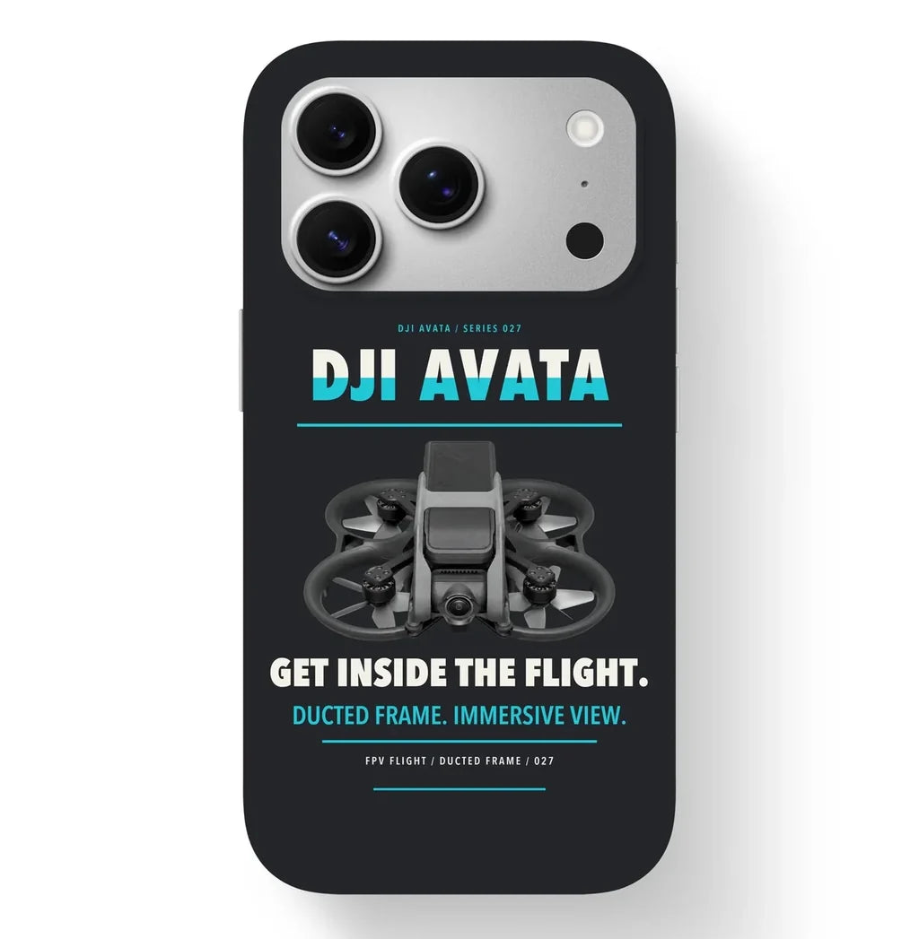 DJI Avata Case design on black iphone case