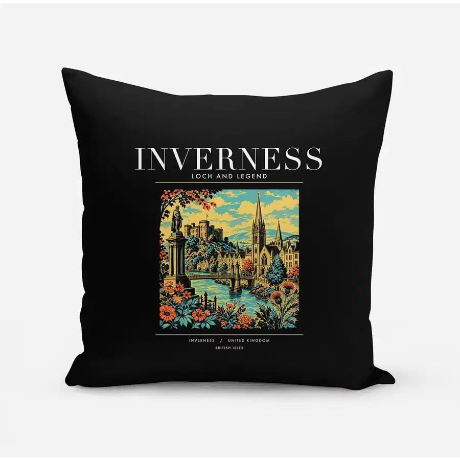 INVERNESS - Poster - Pillow - Black