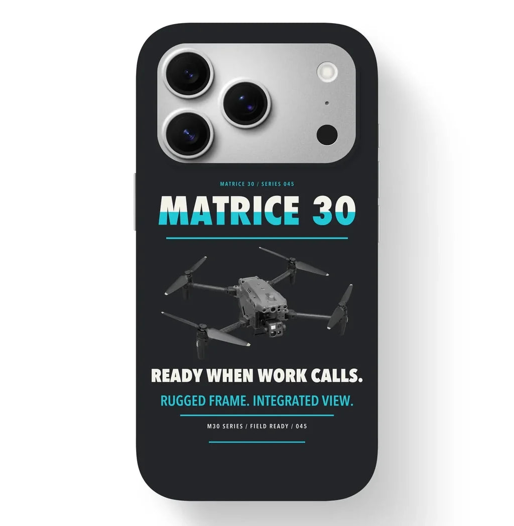DJI Matrice 30 Case design on black iphone case