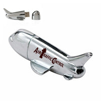 Thumbnail for Air Traffic Control aviation design on durable metal casing airplane-shape USB drive.