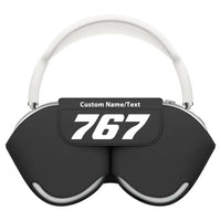 Thumbnail for Boeing 767 Flat Text aviation themed AirPods Max case for AirPods Max.