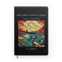 Thumbnail for VINTAGE G4433 - The First Frost Ferry - Designed Notebooks design on black