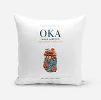 Thumbnail for Naha Airport (OKA) design on white pillow