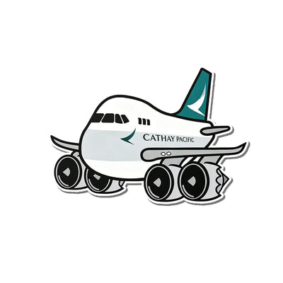 Cathay Pacific Boeing 747-8F aviation design airplane sticker in weather-resistant vinyl.