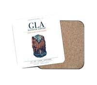 Thumbnail for Glasgow Airport (GLA) design on white 1 piece coaster