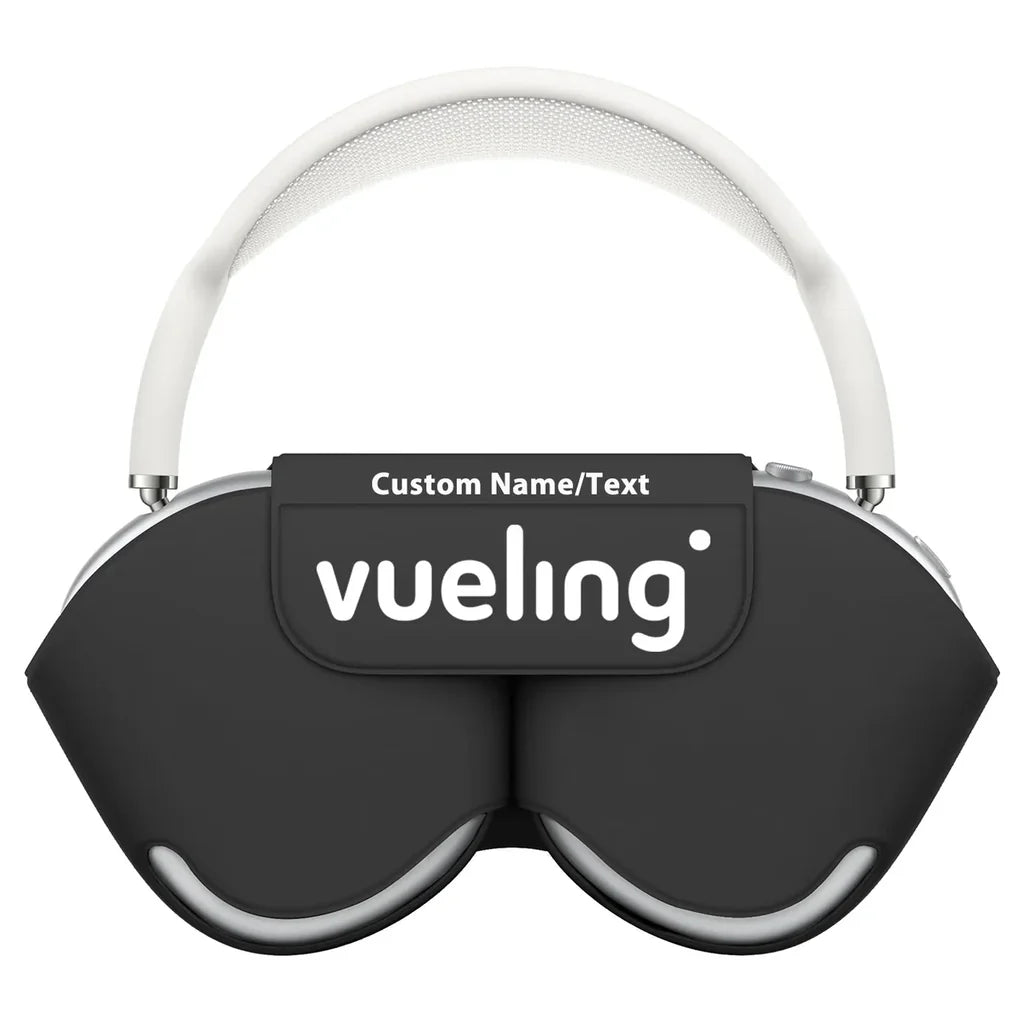 Vueling Airlines aviation themed AirPods Max case for AirPods Max.