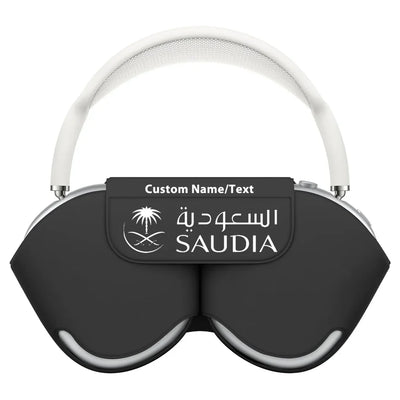 Saudi Arabian Airlines aviation design on AirPods Max case for AirPods Max.