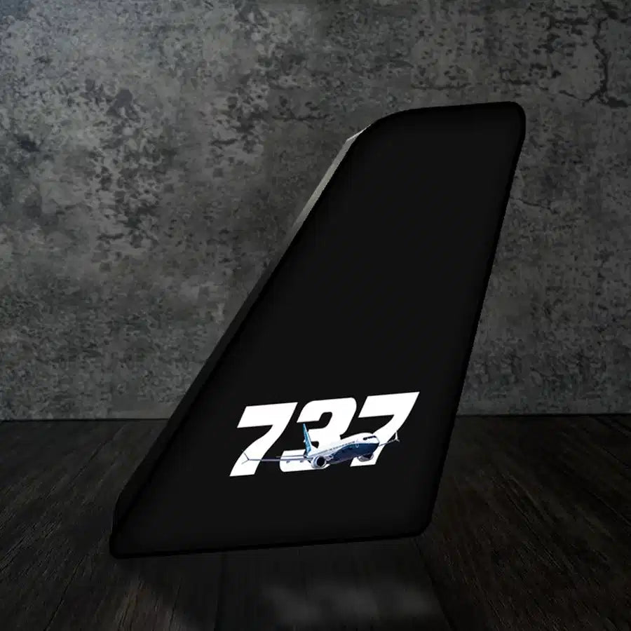 Super Boeing 737 Led Aircraft Tail aviation themed 3D aircraft tail lamp, premium acrylic with LED.