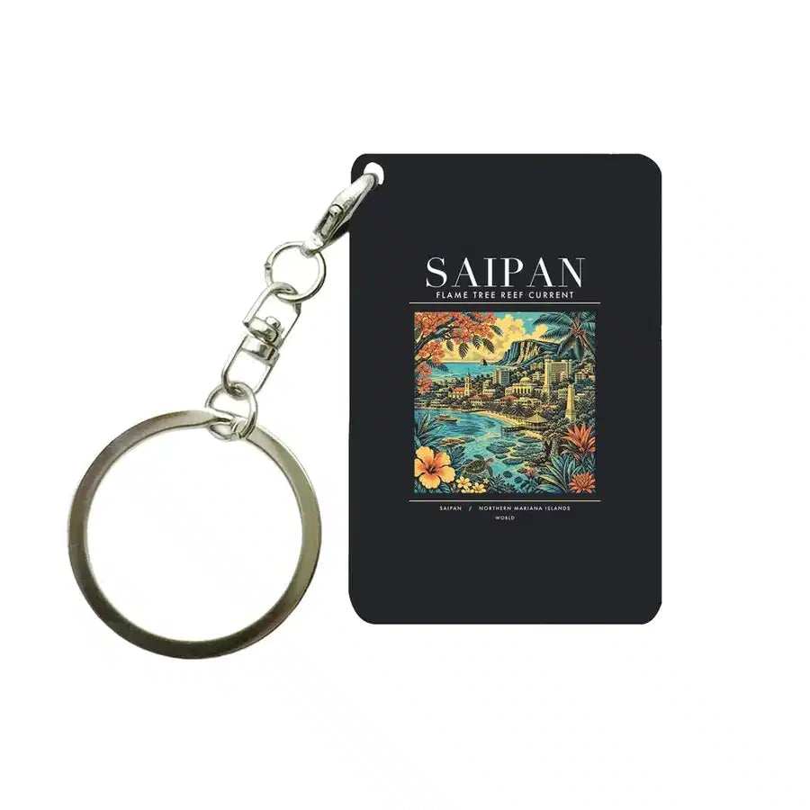 SAIPAN - Poster - Key Chain - Black
