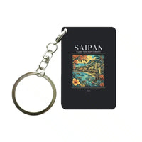 Thumbnail for SAIPAN - Poster - Key Chain - Black