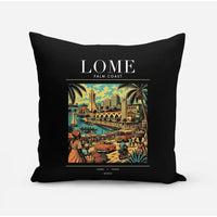 Thumbnail for LOME - Poster - Pillow - Black
