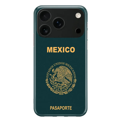 Mexico Passport iPhone Case