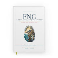 Thumbnail for Madeira Cristiano Ronaldo Airport (FNC) design on white notebook