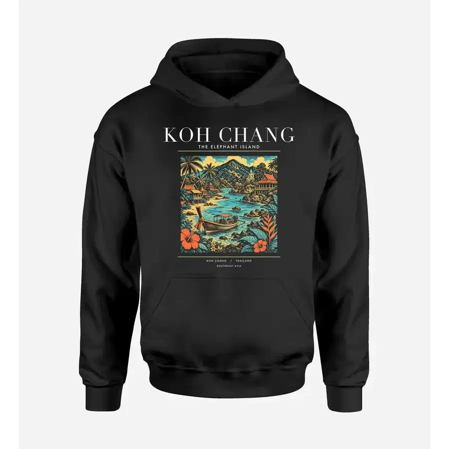 KOH CHANG - Poster - Premium Hoodie - Black