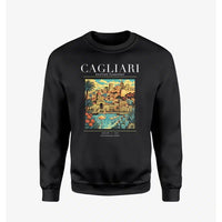 Thumbnail for CAGLIARI - Poster - Sweatshirt - Black